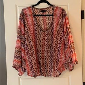 Sanctuary Tunic, v-neck with tie.